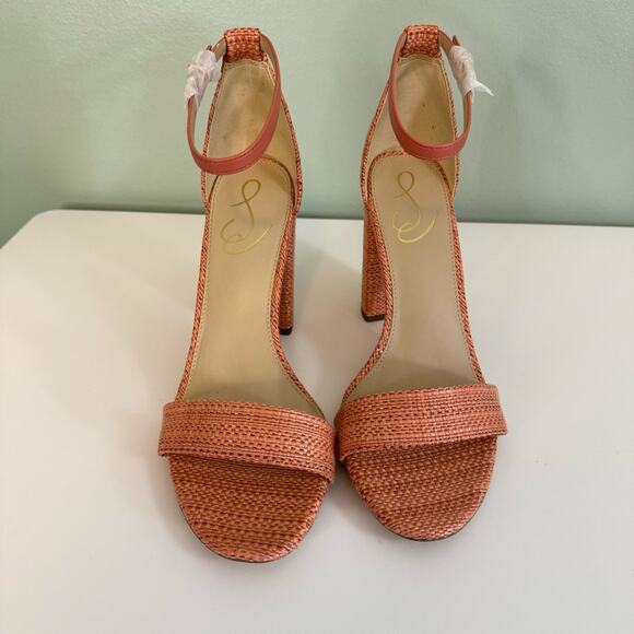 Sam Edelman Women's Yaro Perla Strappy Open Toe Sandal Heel Pink Size 9.5 - Picture 7 of 13